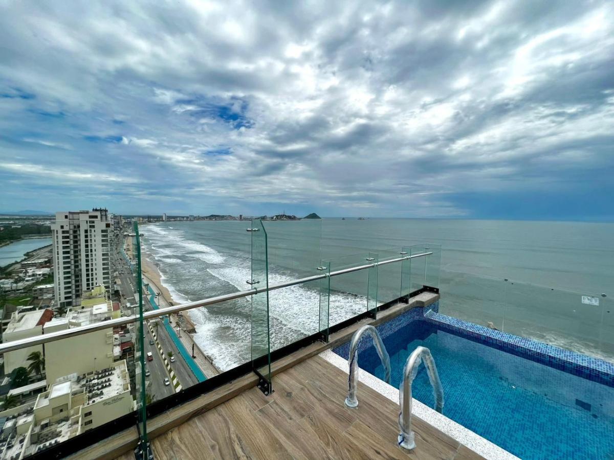 Apartamento Catania Malecón 1101 Vista Panorámica al Mar Mazatlán Exterior foto