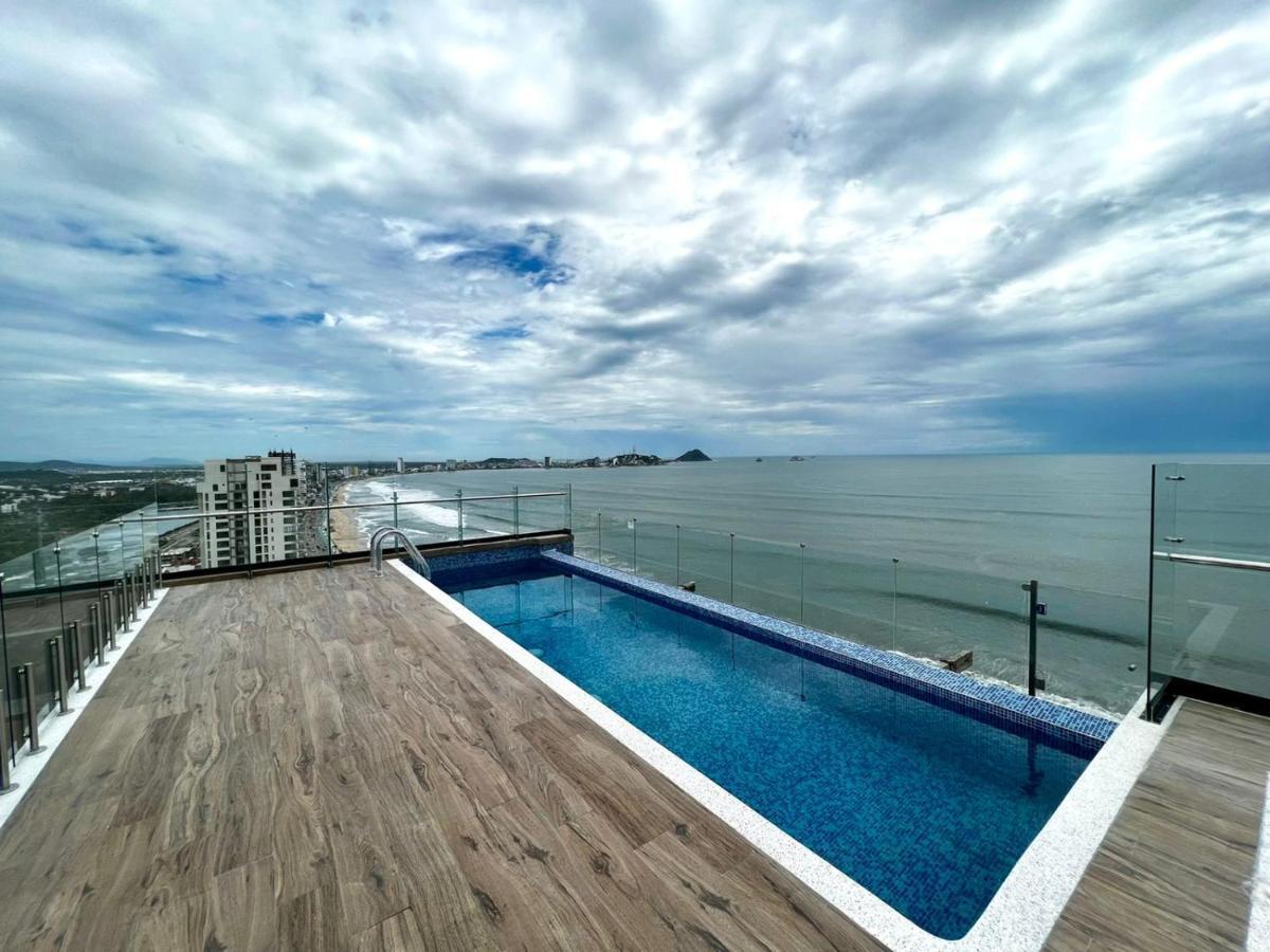 Apartamento Catania Malecón 1101 Vista Panorámica al Mar Mazatlán Exterior foto