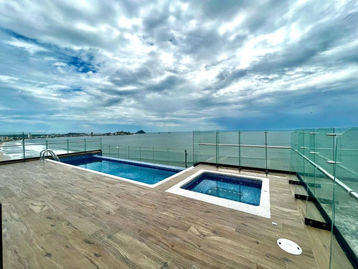 Apartamento Catania Malecón 1101 Vista Panorámica al Mar Mazatlán Exterior foto