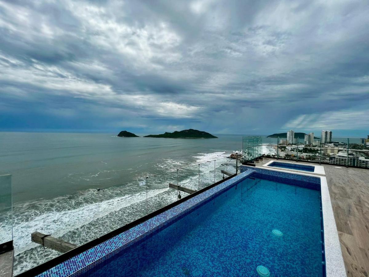 Apartamento Catania Malecón 1101 Vista Panorámica al Mar Mazatlán Exterior foto